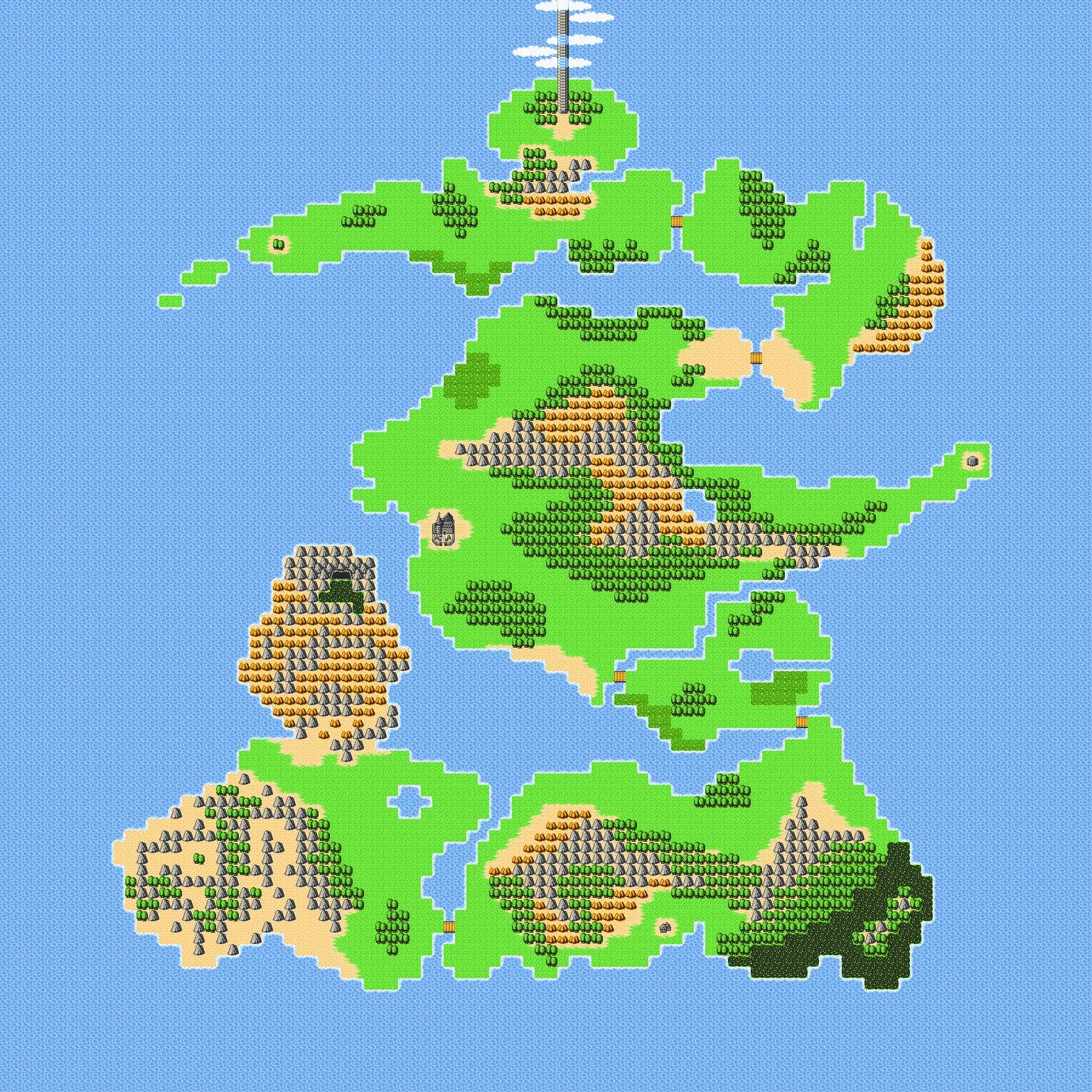 True world maps