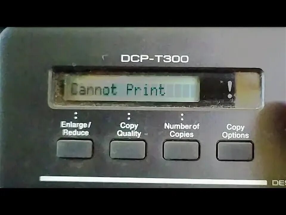 Cannot print. Cannot print