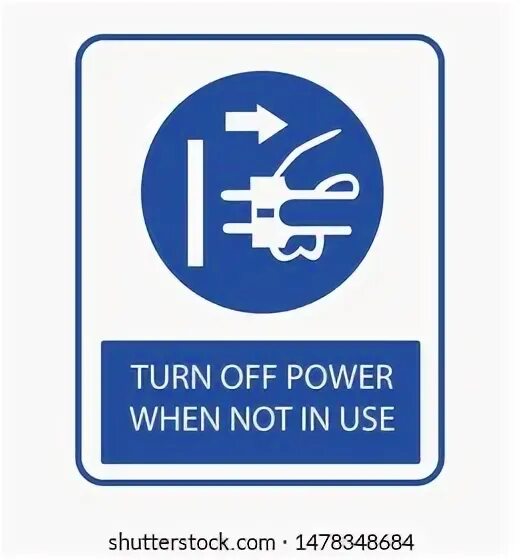 Turn off the power. Turn off the power