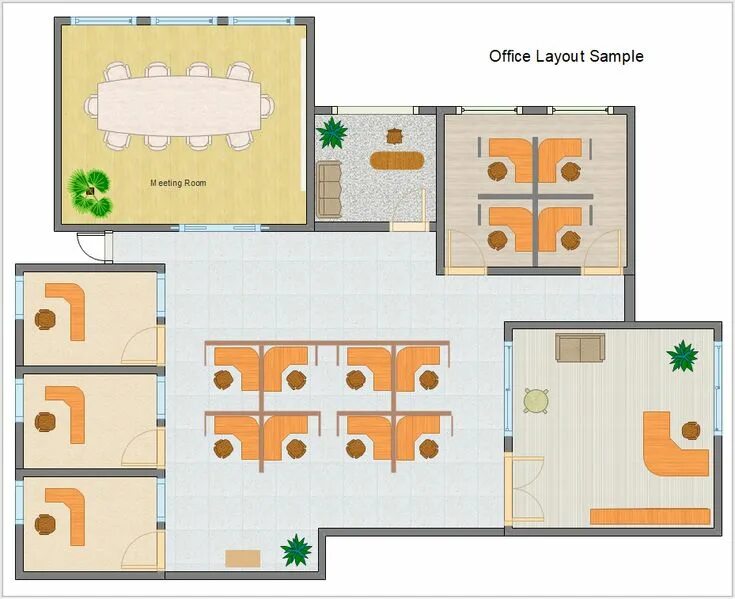 Office layout. Office layout