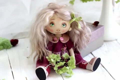 Красивые текстильные куклы