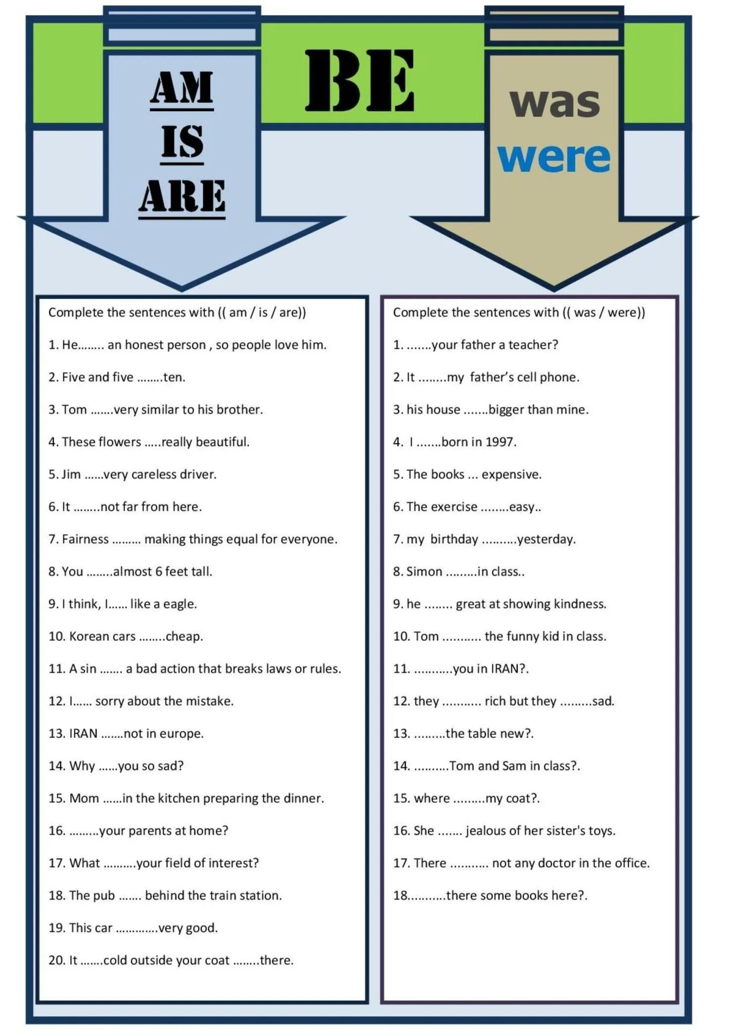 Task complete with am is are. Was were урок. am is are was were worksheets. am is are was were worksheet 5 класс. was were worksheets.