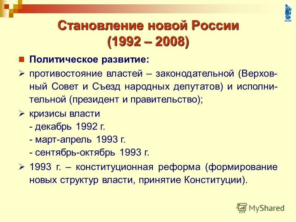 Кризис 1992. Становление новой государственности России. Становление новой России 1992-1993. Формирование Российской государственности. Становление новой Российской государственности в 1990-е гг.