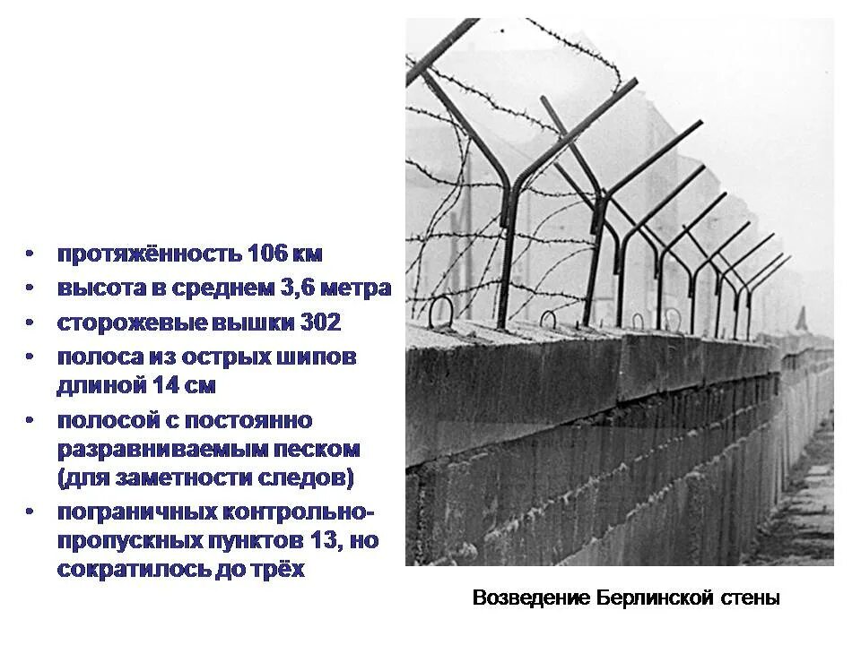 Почему построили берлинскую стену