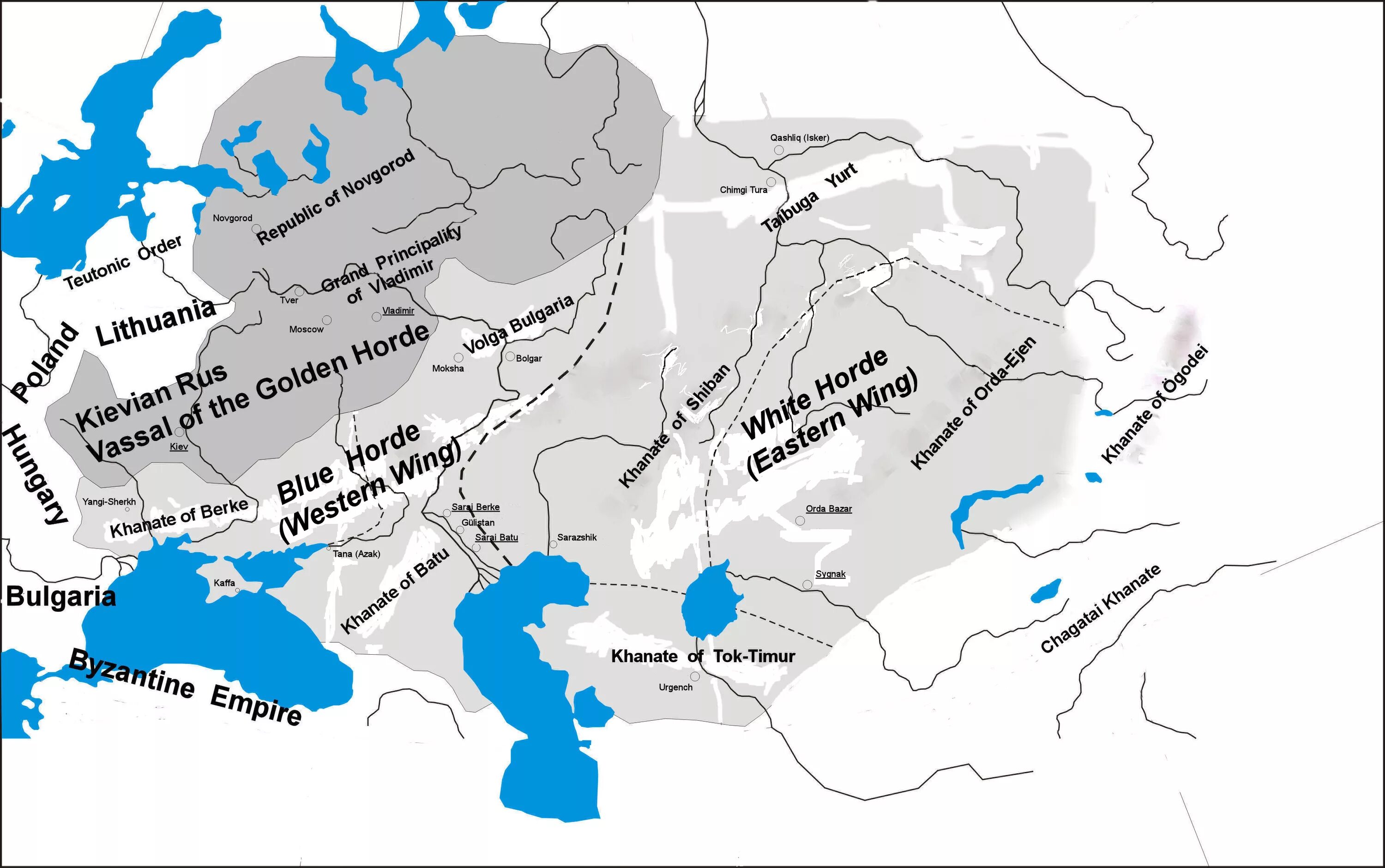 Карта золотой орды улус Джучи. Улус Джучи Золотая Орда. Карта золотой орды 14 век. Монгольская Империя улус Джучи.