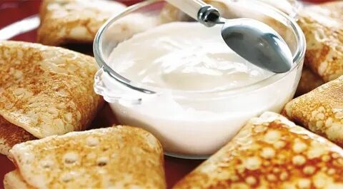 Блины с кефиром и молоком с яйцом