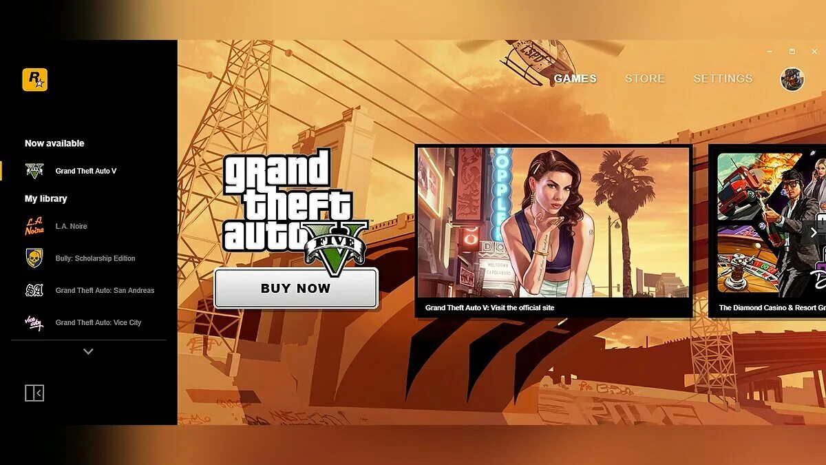 Запустите через rockstar games launcher