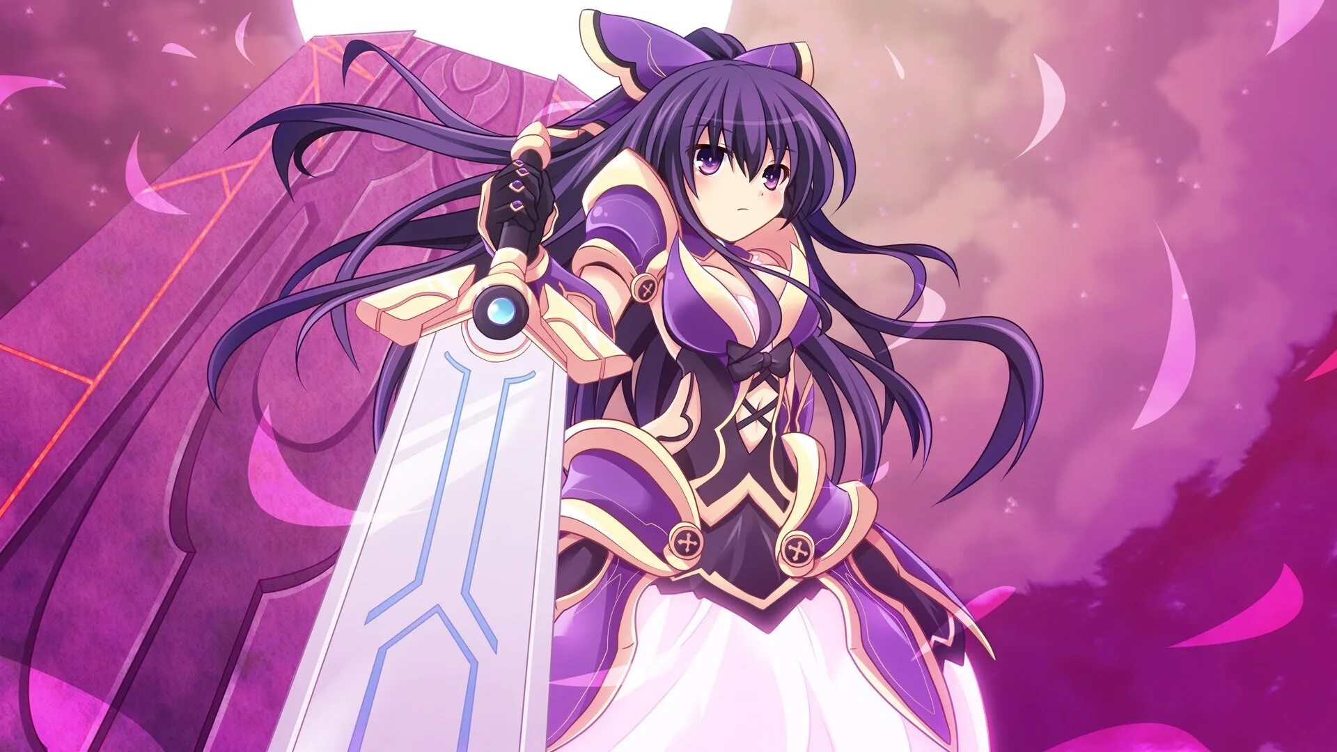 Обои рандеву. Тока Ятогами. Тока Ятогами обои. Date a Live Tohka. Tohka Yatogami Sword.