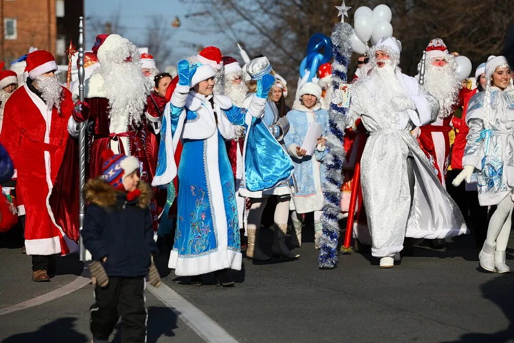 шествия деда мороза гродно