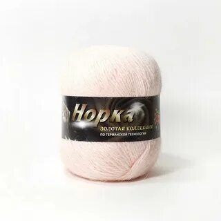 Пряжа норки цвета