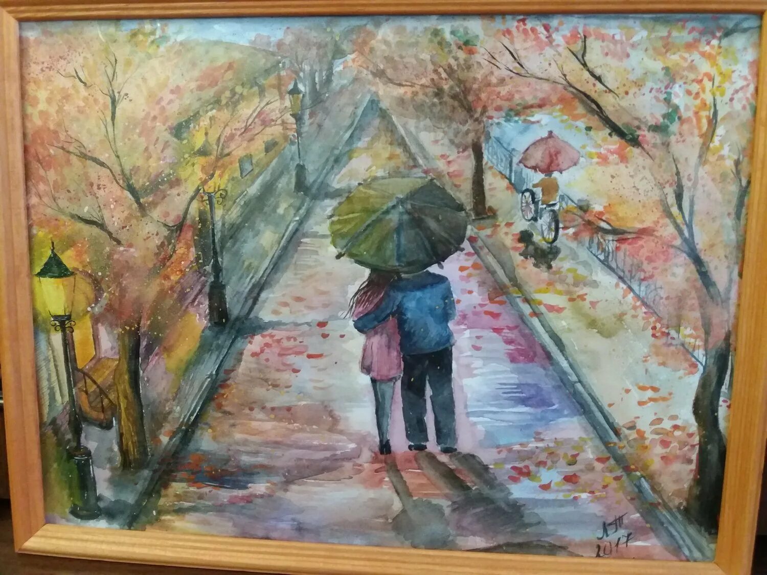 Картина прогулка. Прогулка акварель. Памятная прогулка картина.