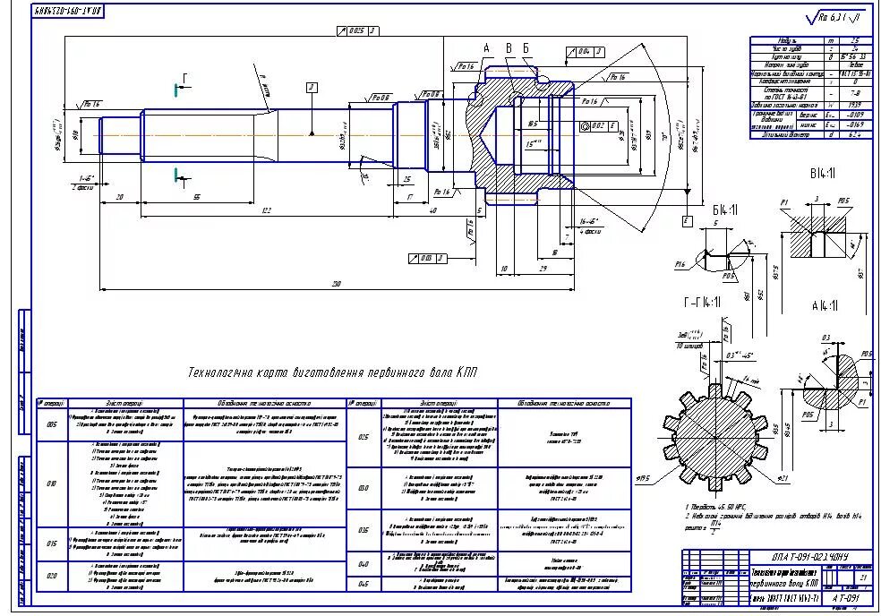 Карта технических требований. Первичный вал КПП ВАЗ 2101 чертеж. Первичный вал ВАЗ 2107 чертеж. Чертеж первичного вала КПП КАМАЗ 5320. Первичный вал КПП КАМАЗ 5320 чертеж.