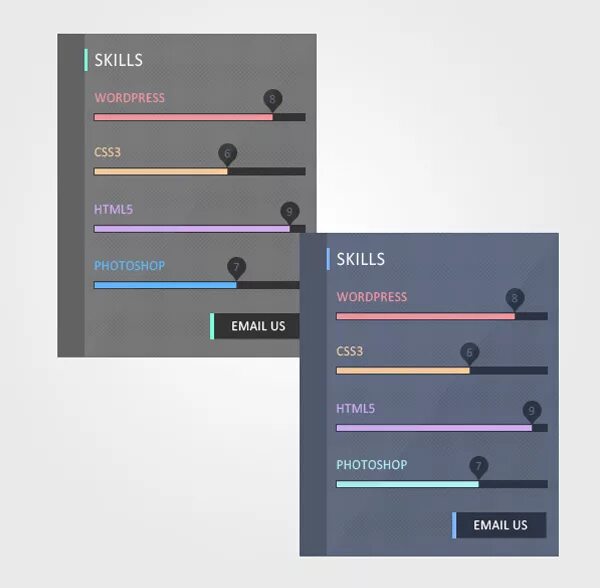 Widget setting. Skills плагин. Skills Pro плагин. Poll widget. Slider UI element.