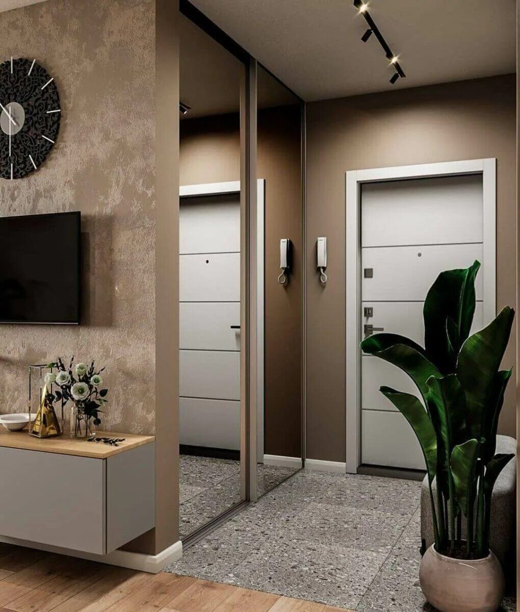 Дизайн прихожих современных в коридоре. Интерьер коридора. Интерьер узкой прихожей. Длинная прихожая. Коридор в современном стил.