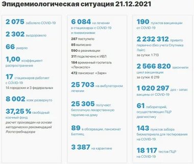 Сколько в петербурге коронавирус
