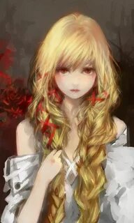 Fair hair blue eyes