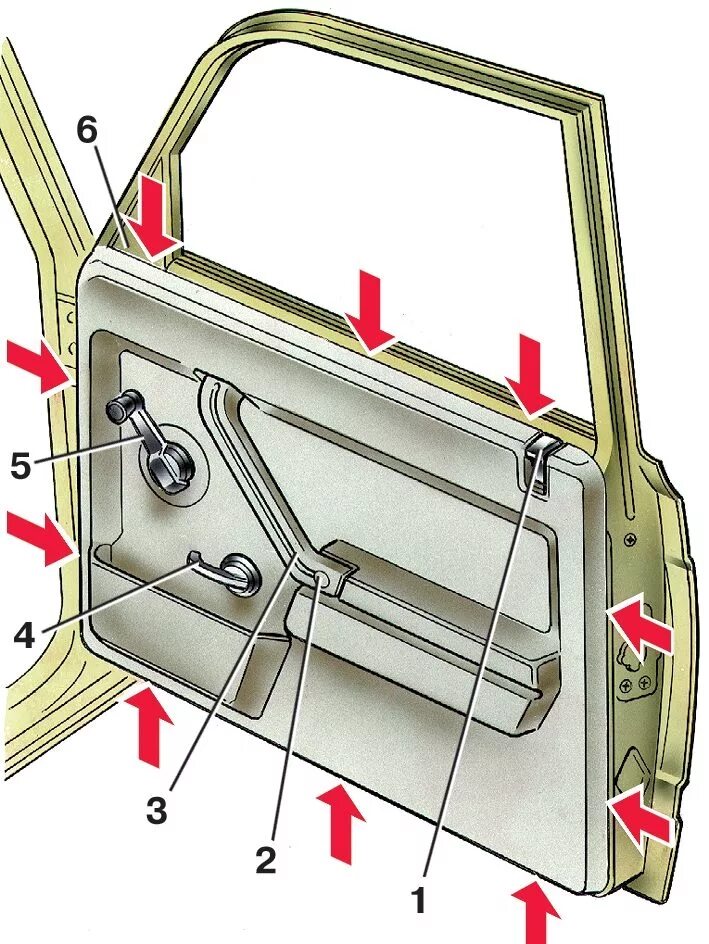 Двери на 5 карте. Дверной замок ВАЗ 2106. Замок передней двери 2106. Крепеж замка двери ВАЗ 2107. Механизм передней двери ВАЗ 2107.