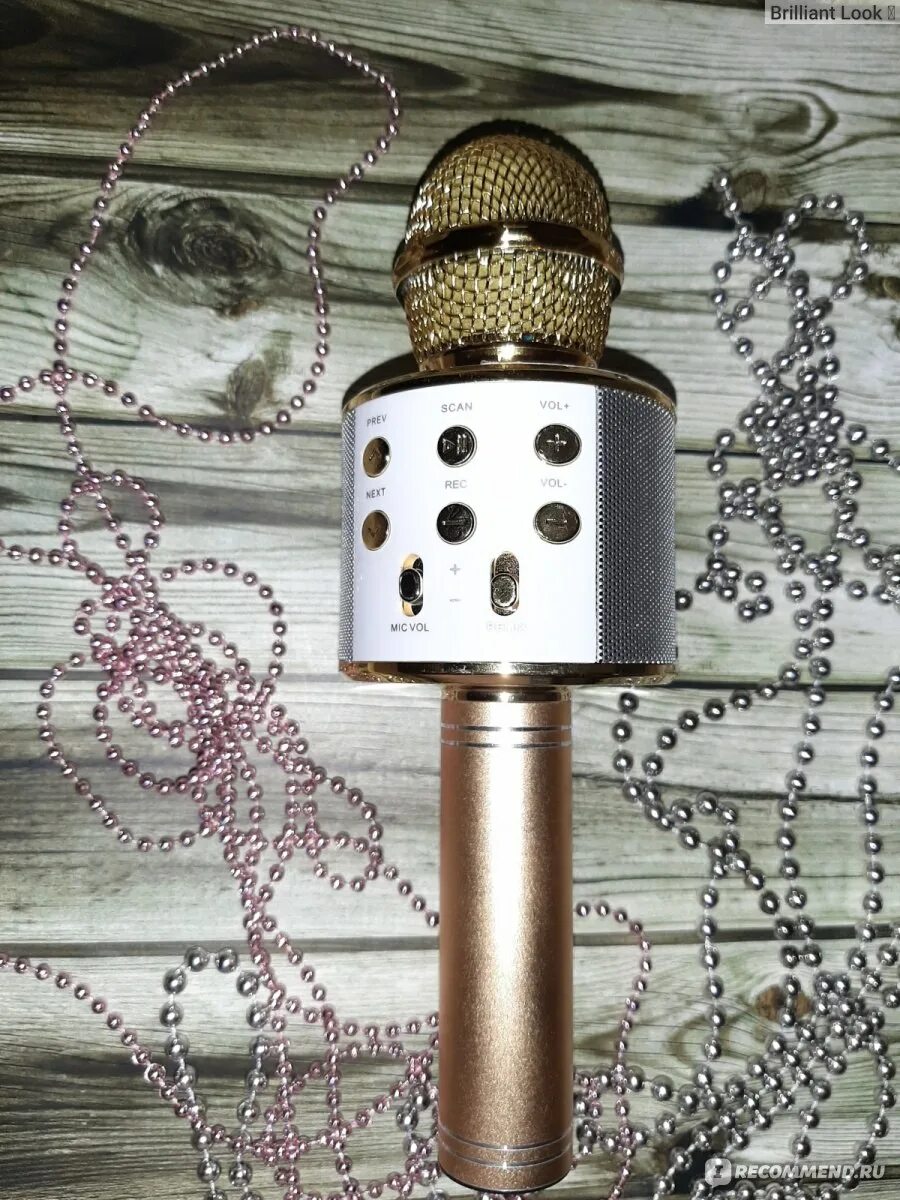 Ws 858 караоке микрофон отличный подарок rutube. Микрофон wster ws 858. караоке микрофон золотой wster 858.