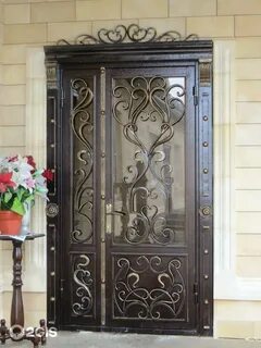 Двери металлические входные ковкой
