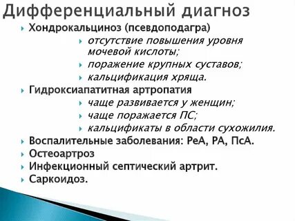 Остеоартроз диагностика
