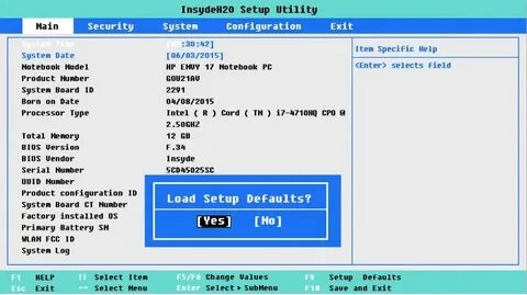Setup defaults перевод на русский