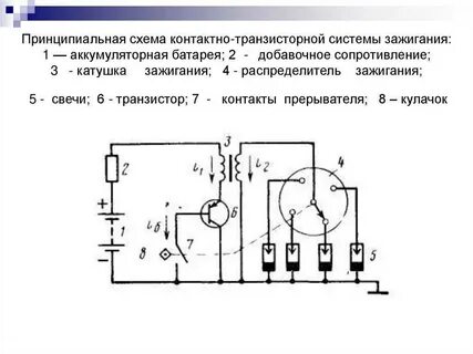 Контактно транзисторная система зажигания назначение
