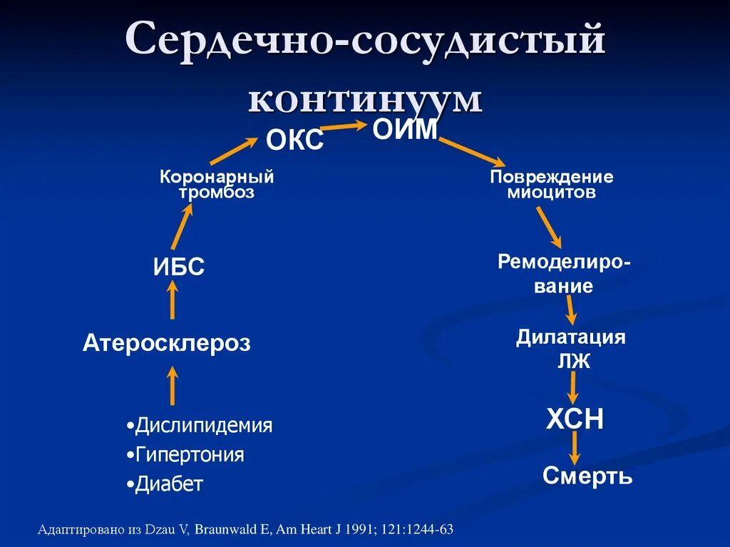 Ибс осложненной хронической сердечной недостаточностью