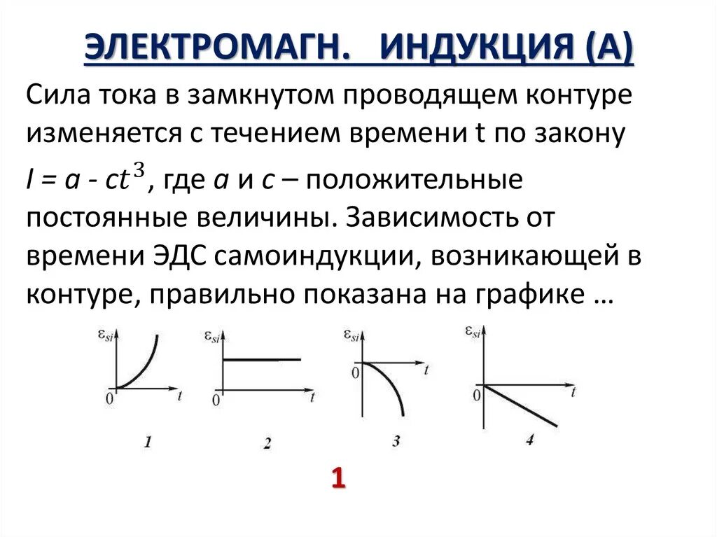 Сила тока в замкнутом контуре. Электромагн силы. Электромагн постоянная. Проводящем контуре.