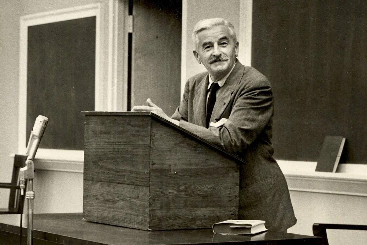 Сол беллоу на нобелевской премии. Эли визель. Джим пиблс. О уильямсон экономист. Уильям фолкнер.