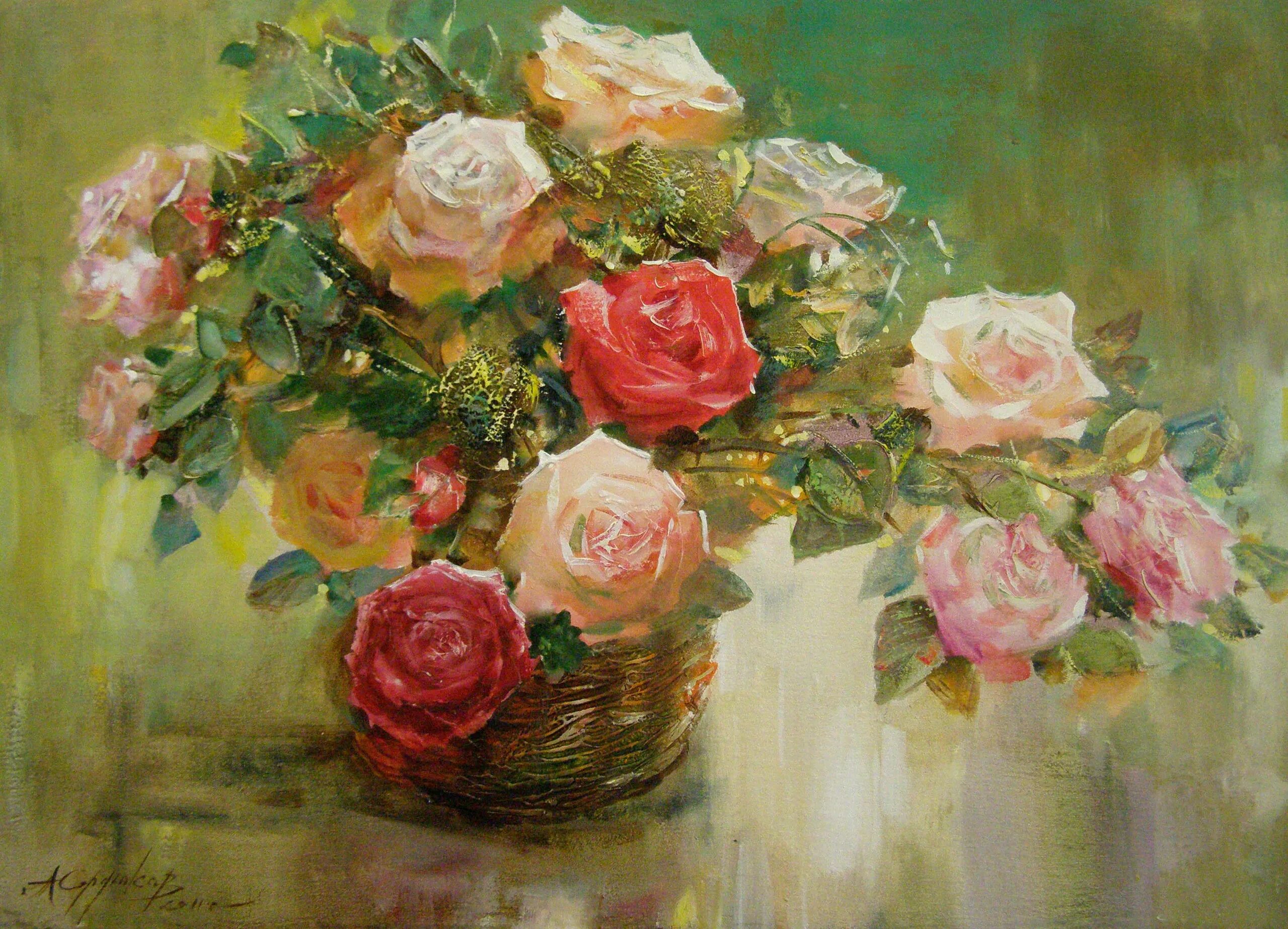 Картина розы