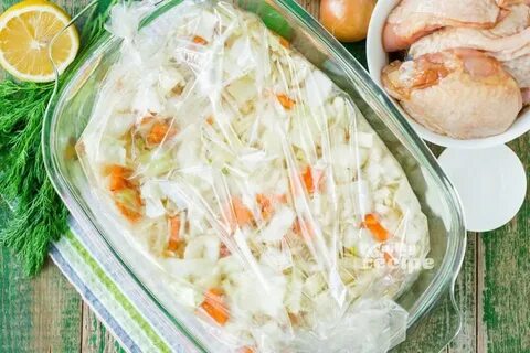 Капуста в рукаве в духовке