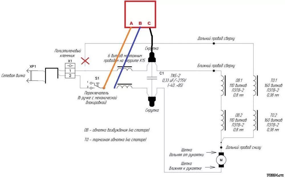 Krrqd12a схема подключения проводов плавный Плавный пуск rebir Rebir Всё о ремонте инструмента