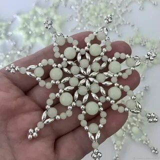 Снежинка звездочками