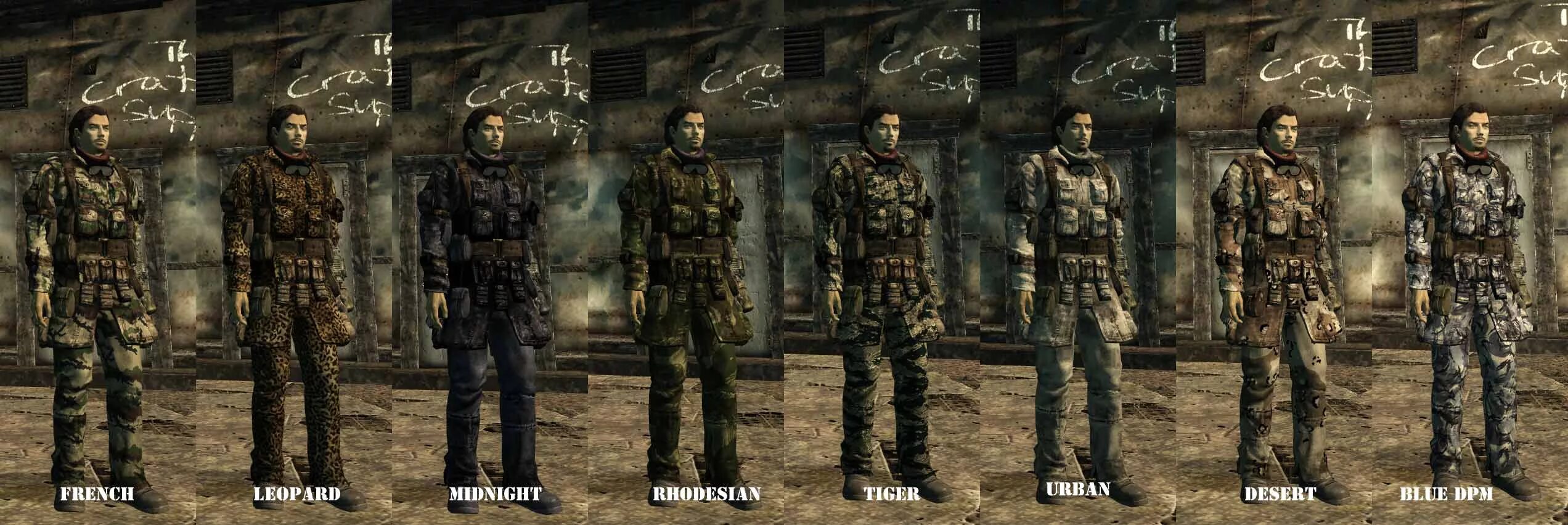 Fallout броня чит. Фоллаут 3 одежда. Fallout 3 броня и одежда. Fallout 3 вся одежда и броня. Костюм торговца Fallout 3.