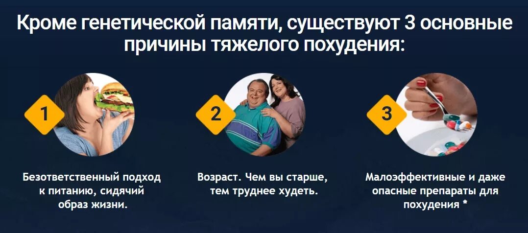 Почему тяжело похудеть
