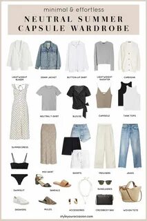 Looking for the perfect summer capsule wardrobe 2022? Here it is! This chic, min