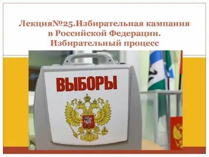 Действующая избирательная кампания