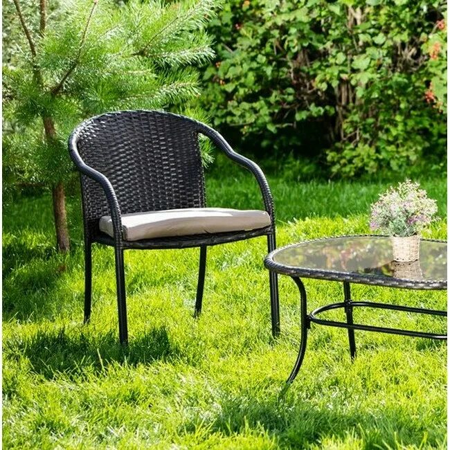 Стул садовый ingreen rattan. Кресло садовое ротанг. Кресло садовое obi. Оби кресло садовое. Оби кресло садовое.
