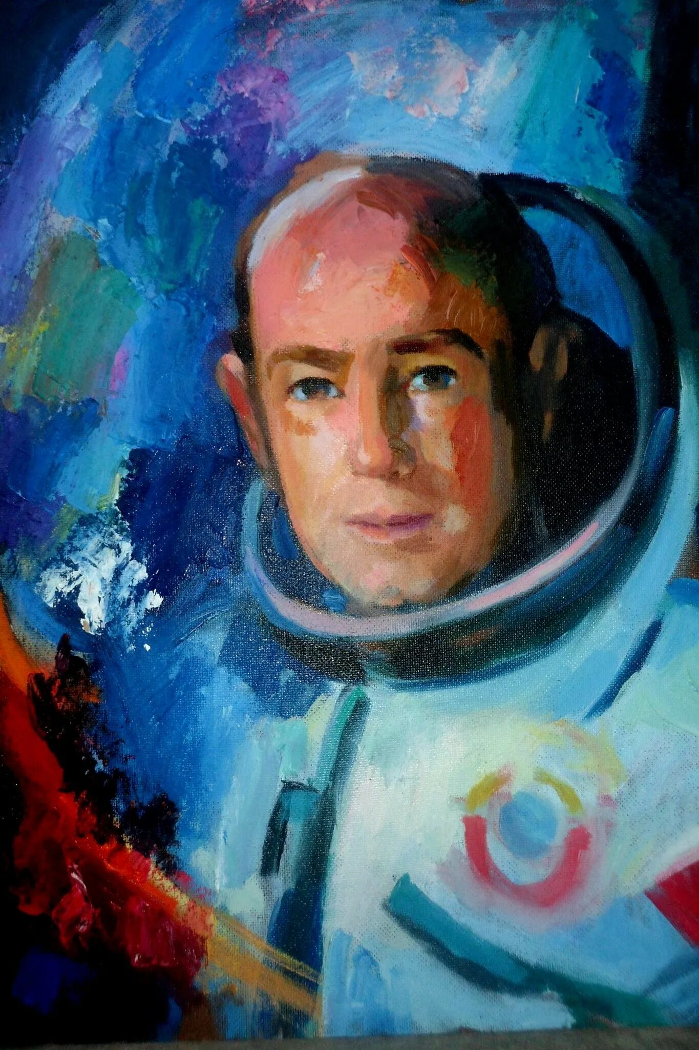Самый известный космонавт художник. Леонов художник космонавт. Леонов космонавт картины.