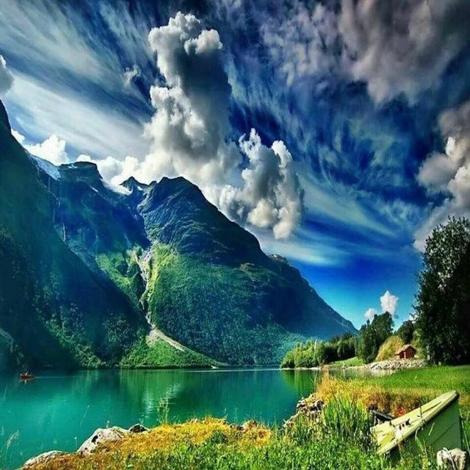 Восхитительная красота. Озеро Фелен, Швейцария. Красивая природа. Красота природы. Прекрасная природа.