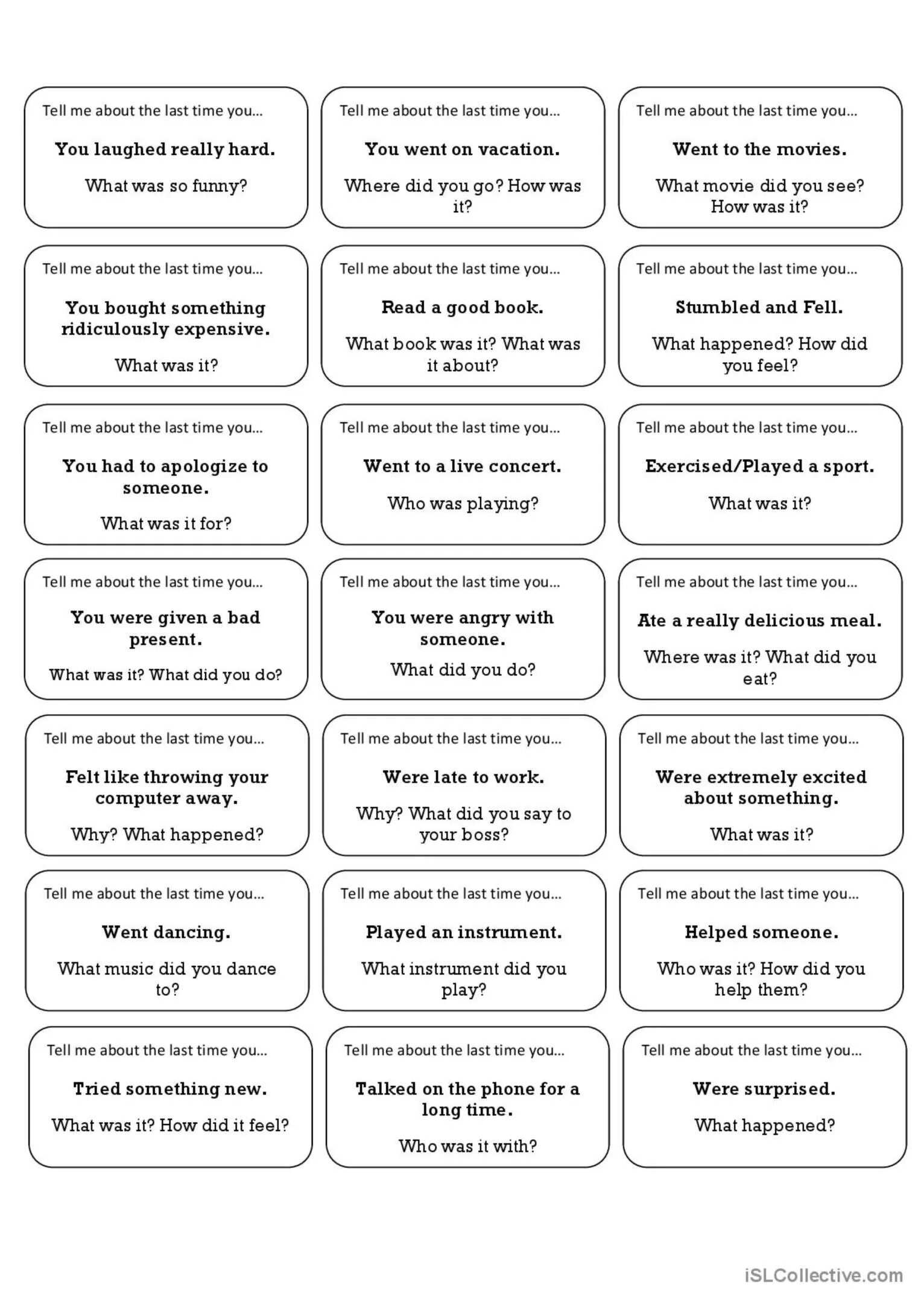 Tell me about exercise