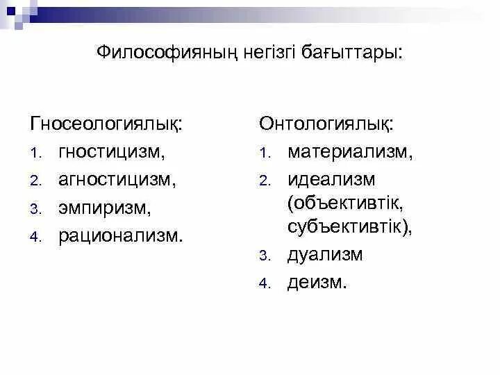 Деизм дуализм