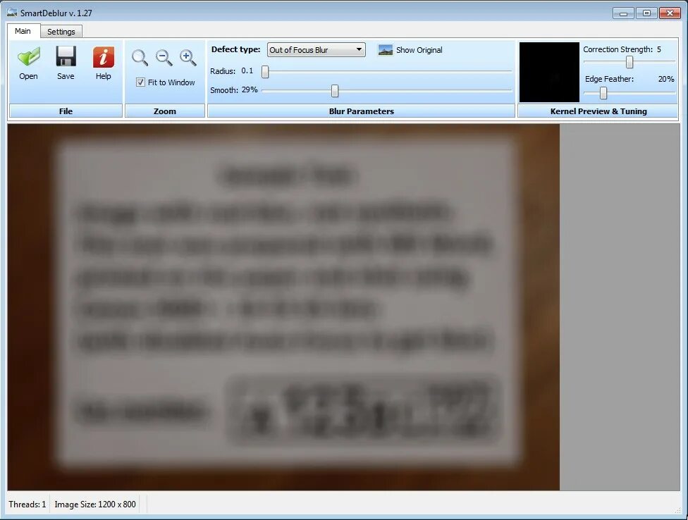 Smartdeblur. Deblur. Распознать размытый текст. Распознать замыленный текст.
