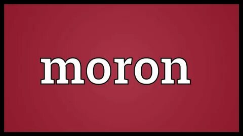 Морон