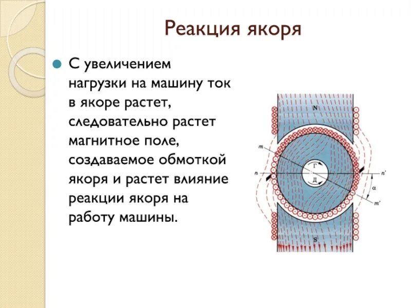 Реакция якоря. Магнитное поле машины. реакция якоря.. реакция якоря машины постоянного тока презентация. реакция якоря формула. магнитное поле и параметры обмотки якоря.