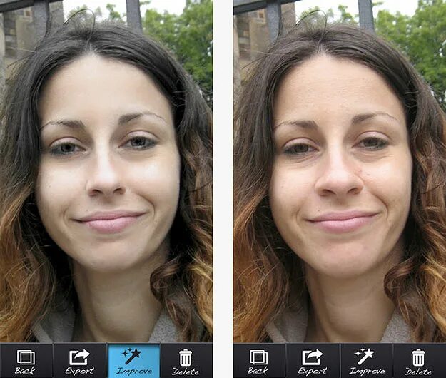 Перевод качества фото. Улучшить качество фотографии. Приложение для редактирования лица. Фоторедактор уменьшение лица. Сглаживание лица.