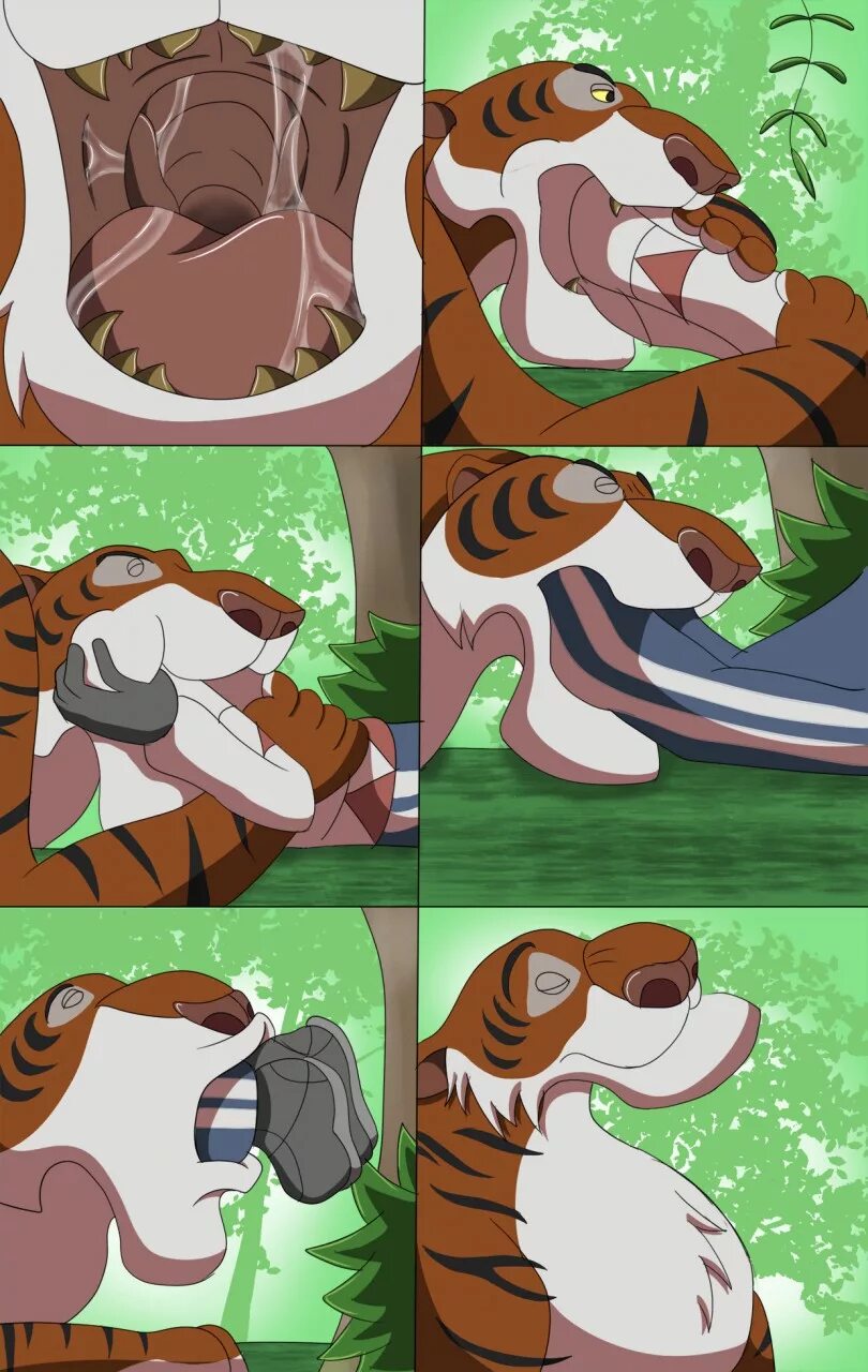 Тигр еще не съел дракона. Tiger vore tiger каа furry. тарзан vore. мадагаскар vore. vore комиксы тигр.