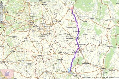 Рязань липецкая область