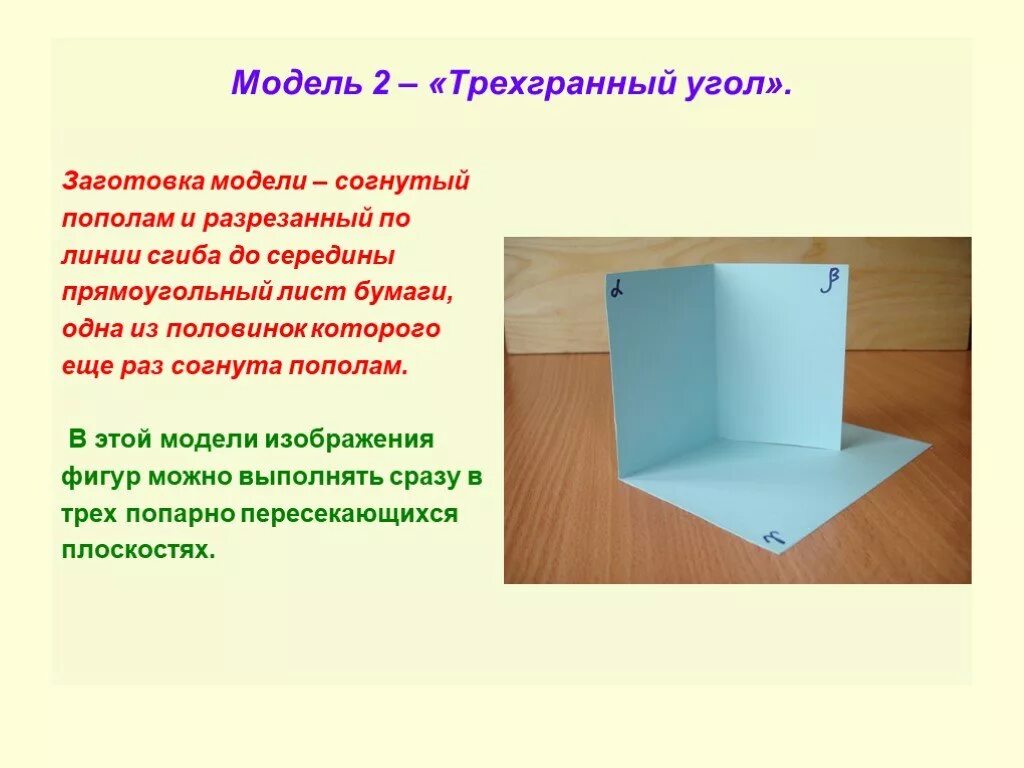 Макеты углов