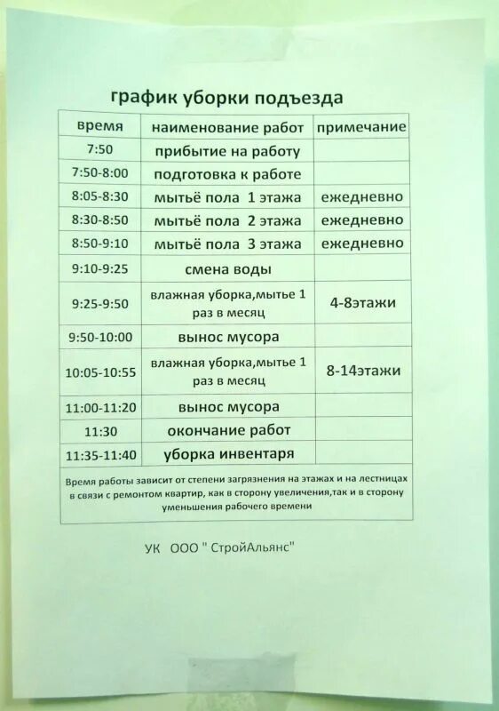 График работы кухни: найдено 86 изображений